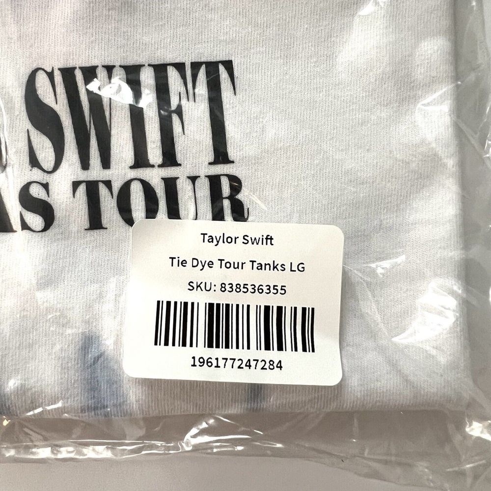 Taylor Swift The Eras Tour Tie Dye Tank Top, NWT Official Merch - Picture 4 of 5
